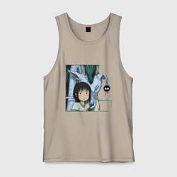 Майка мужская хлопок Haku & Sen, цвет: миндальный