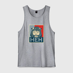 Майка мужская хлопок Anya HEH - Spy x Family, цвет: меланж