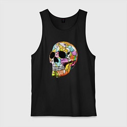 Мужская майка Art cool skull