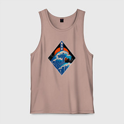 Мужская майка Шторм на закате