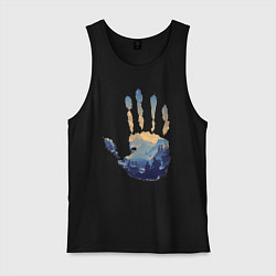 Мужская майка Отпечаток ладони Кратоса