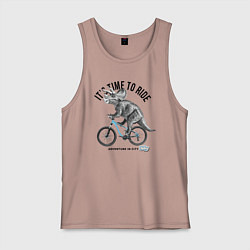 Мужская майка Путешествие на велосипеде
