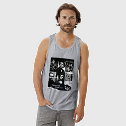 Майка мужская хлопок Depeche Mode 101 Vintage 1988, цвет: меланж — фото 2