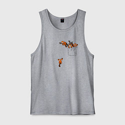 Мужская майка Красные панды в кармане