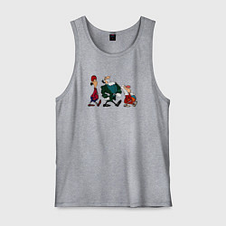 Майка мужская хлопок Ливси и компания, цвет: меланж