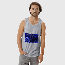 Майка мужская хлопок Графическая химия, цвет: меланж — фото 2