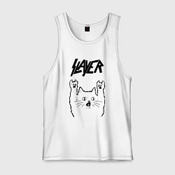 Мужская майка Slayer - rock cat