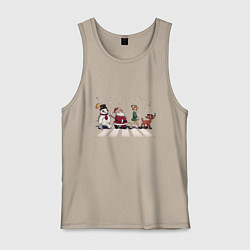 Мужская майка Beatles Christmas