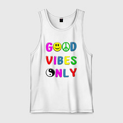 Мужская майка Good vibes only