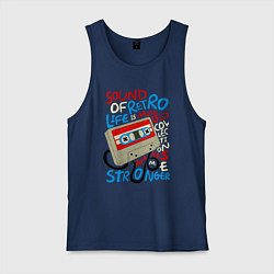 Мужская майка Касссета ретро звук