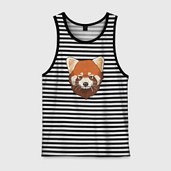 Мужская майка Голова милой красной панды