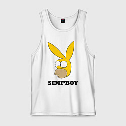 Мужская майка Simpboy - rabbit Homer