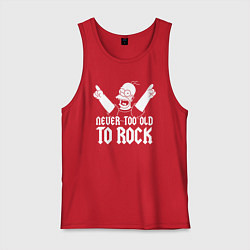 Мужская майка Рок не стареет