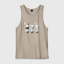 Мужская майка Rayman Raving Rabbids - characters