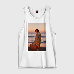 Майка мужская хлопок Fujii Kaze Tabiji, цвет: белый