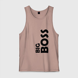 Мужская майка BIG BOSS - темная