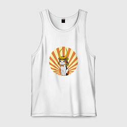 Мужская майка Котик - самурай