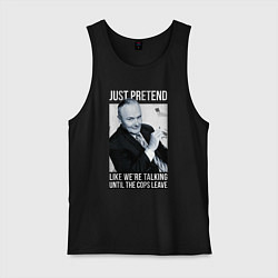 Майка мужская хлопок The Office - Creed, цвет: черный