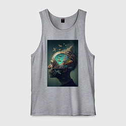 Мужская майка Мысли о море