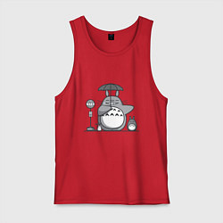 Мужская майка Тоторо с зонтиком