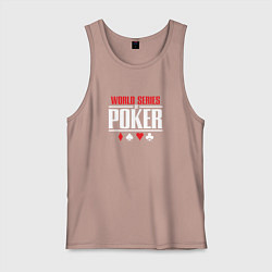 Мужская майка Мировая серия покера