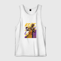 Майка мужская хлопок Kobe champion, цвет: белый