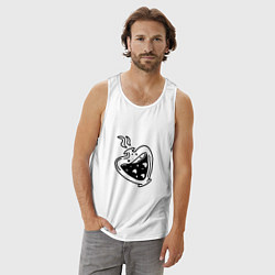 Майка мужская хлопок Love potion, цвет: белый — фото 2