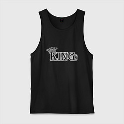 Мужская майка Для него KING BLACK