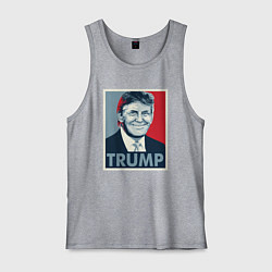 Майка мужская хлопок Trump, цвет: меланж
