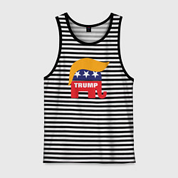 Мужская майка Trump elephant