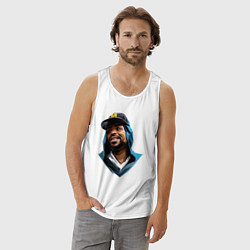 Майка мужская хлопок Method Man, цвет: белый — фото 2