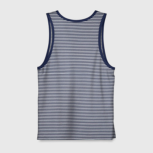 Мужская майка Pantone Best Color / Синяя тельняшка – фото 2