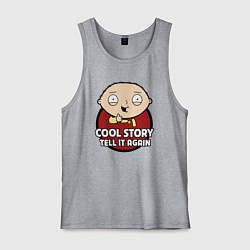 Мужская майка Крутая история, расскажи ещё раз