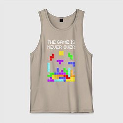 Мужская майка Tetris - the game is never over