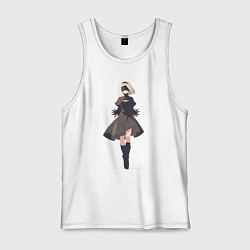 Мужская майка Скромная девушка Nier: Automata