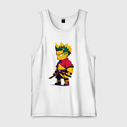 Мужская майка Bart Simpson samurai - neural network