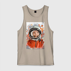 Мужская майка Гагарин арт