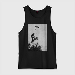 Майка мужская хлопок UFO BMX, цвет: черный