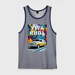 Мужская майка Viva Cuba - car - retro