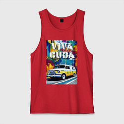 Мужская майка Viva Cuba - car - retro