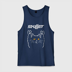 Мужская майка Skillet rock cat