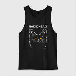 Мужская майка Radiohead rock cat