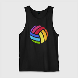 Мужская майка Rainbow volleyball