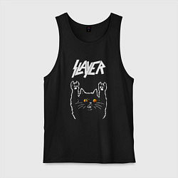 Мужская майка Slayer rock cat