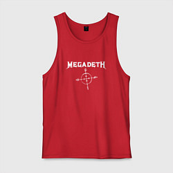 Майка мужская хлопок Megadeth: Cryptic Writings, цвет: красный