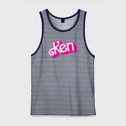 Мужская майка Логотип розовый Кен