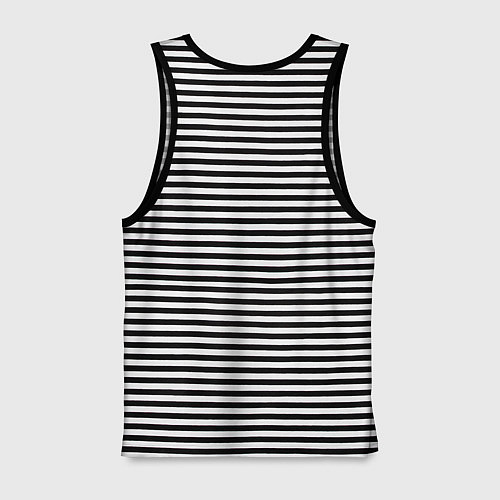 Мужская майка Луффи - гир 5 / Черная тельняшка – фото 2