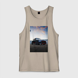 Мужская майка Авто на фоне неба