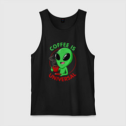 Мужская майка Coffee is universal