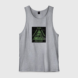 Мужская майка Туда сюда там сям миллионер